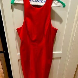 Beautiful red dress! Great work work or a night out!